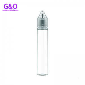 v3 transparent enhörningsflaska 30 ml 10 ml enhörningsflaska knubbiga gorillaflaskor 1oz klar v3 husdjurplast eliquid vape dropper flaskor