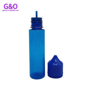 30 ml 60 ml vape påfyllningsflaskor tomma vape flaskor 60 ml blå v3 knubbig gorilla flaska 30 ml blå v3 enhörning eliquid flaska e cig behållare