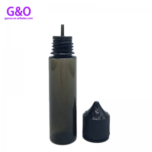 vape juice flaska vape flaska 30 ml 60 ml svart v3 e flytande knubbig gorilla plast droppflaskor knubbiga enhörningsflaskor
